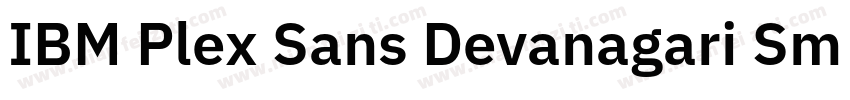 IBM Plex Sans Devanagari Sm Bld字体转换